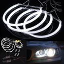 4x CCFL Angel Eyes Standlichtringe 146mm+131mm Set Für BMW E46 Projektor Lampe