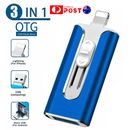 2TB Portable OTG Flash Drive Photo Stick IOS USB 3.0 Memory For IPhone iPad PC