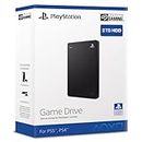 Seagate Game Drive for PS5, 2TB, Portable External Hard Drive, Compatible with PS4 and PS5 (STGD2000200), Black