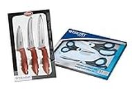 Westcott 90027-80000 Combipack Easy Grip Scissor Set and Kitchen Knife Set
