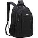 Vaupan Business Travel Laptop Backpack, Resistente all'acqua College School Computer Bag Regali per gli uomini e le donne, Adatto a 15.6 pollice Notebook (Nero)