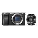Sony Alpha 6400 Premium Digital E-Mount APS-C Camera Kit with 16-50mm Lens, ILCE6400LB, Black