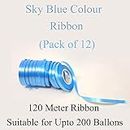 AMFIN® Curling Ribbons for Balloons - Blue (Pack 12)