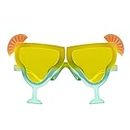 Hawaii Beach Party Costume Decoration Tropical Hawaiian Fancy Glasses (Beach Glasses) - 1pc
