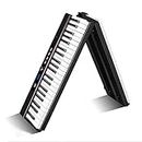 Coolmusic Beginner Digital Piano 88 Key Keyboard, Portable Electric Piano with Sustain Pedal, Power Supply