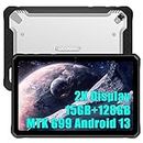 DOOGEE R10 Rugged Tablet (2023), 15 GB Ram + 128 GB ROM (TF 2TB) Helio G99 Octa-Core, akku 10800mah, 10.4" 2K Pollici, TUV Certificado, 20MP + 16MP, Android 13, GPS Gescihts ID BT5.2 Widevine L1 Plata