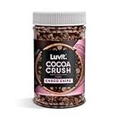 LuvIt. Cocoa Crush Dark Choco Chips | Rich Taste | Ideal for Baking | Cake Decoration| Milk Shakes & Smoothies| Gluten Free | Vegan | 350gms