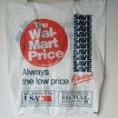 Walmart Vtg LARGE Always The Low Price Reduce Reuse Recycle Plastic Bag 20"x26"