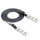 10Gtek# SFP+ DAC Twinax Cable, Passive, Compatible with Arista CAB-SFP-SFP-2M, Ubiquiti UniFi, Mikrotik, Netgear, D-Link, Supermicro, TP-Link and More, 2 Meter(6.5ft)