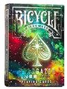Bicycle Stargazer Nebula Playing Cards, 1 Deck, Air Cushion Finish, Professional, Superb Handling & Durability, Silver