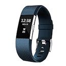 Replacement Bands for Fitbit Charge 2, Silicone Adjustable Classic Bands for Fitbit Charge 2,Women Men