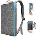 ZINZ Slim & Expandable Laptop Backpack Water Resistant Travel Backpack Compatible with MacBook Air/Pro 13-14 inch XPS 13 Surface 13.5" and Most 13-14 inch NoteBooks,G01BL01
