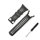 CWYTTZQ for Ambit3 strap， Replacement watchband for Ambit 3 Peak, 3 Sport, 3 Run, 2R, 2S, 2, and 1（Black2，Black）