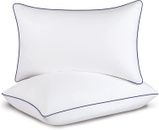 Bed Pillows for Sleeping-2 Pack King Size Set of 2, Soft and Supportive Bed Pill