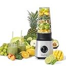 Starfrit Personal Blender 4PC Set - 828ml Cup - Stainless Steel Blade - Stainless Steel Base - 300W - Perfect for Smoothies!