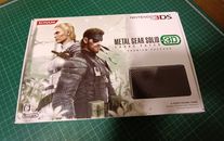 NUEVO Nintendo 3DS Metal Gear Solid Snake Eater 3D Paquete Premium *HERMOSA CAJA*