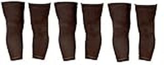 Zacharias G3E Unisex Wool Warm Winter Protective Knee Cap Socks Pack of 3 Pair (Brown;Free Size)