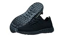 Shoes for Crews Everlight ECO, Scarpe da uomo leggere con suola esterna innovativa, sneaker da uomo con protezione antiinciampo, Nero , 42 EU
