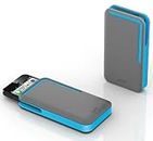 Dosh Rubber Syncro iPhone 5/5S Compact Case Wallet (Grey/Blue Core)