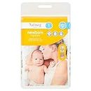Nutmeg Baby Newborn Size 1 2-5kg/4-11lbs, 50 Nappies