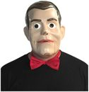 Slappy The Dummy Goosebumps Horror TV Movie Mens Costume PVC 1/2 Mask & Bowtie