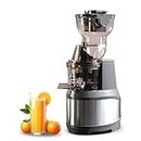 Häfele MAGNUS Cold Press Slow Juicer, 83mm Wide Chute, All-in-1 Fruit & Vegetable Juicer, 35RPM Speed for Max Nutrition, Reverse Function for Easy Clean, Stainless Steel Body, BPA Free Container,250W