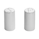 Maxwell & Williams Salt and Pepper Set, Cylindrical Porcelain Salt and Pepper Pots, Etched S and P on the top, Set of 2