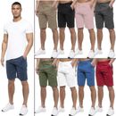 Enzo Mens Chino Shorts Cotton Summer Beach Pants Regular Fit Casual Half Pant