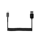 GetZget® Spring Data Cable For Dji Phantom 4 & Phantom 3 Remote Controller Cable Accessories (Ios (Lightning))