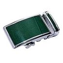 Green Belt for Men,Barry.Wang Ratchet Buckle Only St.Patrick's Day Gift Automatic Removable Belt