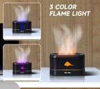 260ml USB Air Humidifier Essential Oil Aroma Diffuser 3D Flame Mist Home Decor