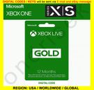 Xbox Live Gold 12 Month Membership Code |  Live CORE | GOLD USA | GLOBAL REGION