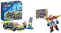 LEGO Creator 3in1 Super Robot 31124 Building Kit (159 Pieces) City Electric Sports Car 60383 Building Toy Set (95 Pieces)