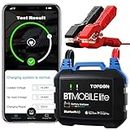 Battery Monitor TOPDON Car Battery Tester 12V, Bluetooth Voltmeter Wireless Automotive Alternator Load Tester, Battery Analyzer Charging Cranking Tester for Car Truck Motorcycle ATV