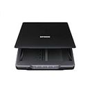 Epson Perfection V39 Color Photo & Document Scanner with Scan-To-Cloud & 4800 Optical Resolution, Black