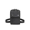 Waterproof Nylon Cute Crossbody Cell Phone Purse Smartphone Wallet Bag, Black