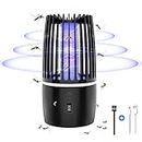 Electric Fly Catcher, Portable Bug Zapper, 4000mAh Rechargeable Mosquito Killer, 2 in 1 Killer with UV Lamp And Lighting Lamp,360° Attract Zap Flying Insect For Indoor Outdoor, Backyard Camping