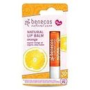 2 x Benecos Natural Lip Balm, Orange, 4.8 g