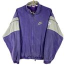 Vintage Nike Supreme Court Jacket Large Purple Lined Full Zip