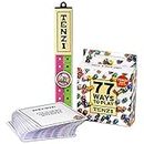 TENZI Dice Party Game Bundle with 77 Ways to Play TENZI - A Fun, Fast Frenzy for The Whole Family - 4 Sets of 10 Colored Dice with Storage Tube - Colors May Vary
