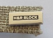 Pin de solapa H&R Block para empleados de plata esterlina premio 16 mm preparación de impuestos