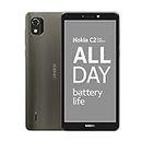 Nokia C2 2nd Edition 5.7” Smartphone with All-Day Battery Life, 5MP & 2MP Cameras, Android 11 (Go Edition), MicroSD Card Slot Supports up to 256GB, 2 Years Quarterly Security Updates, Dual SIM - Grey