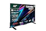 TOSHIBA 40LV2E63DG Smart TV de 40", con Resolución Full HD (1920 x 1080), HDR, Compatible con Asistente de Voz Alexa y Google, Bluetooth