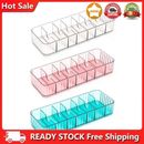 Clear Electronics Organizer Data Cable Storage Box Jewelry Makeup Tank for Home