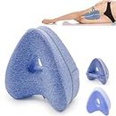 Smooth Spine Pillow, Smoothspine Alignment Pillow - Relieve Hip Pain & Sciatica, Leg Pillows for Sleeping, Leg Pain, Knees Pain, Joints Pain, Knee Pillow for Side Sleepers (Blue B)