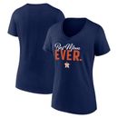 Women's Fanatics Navy Houston Astros Mother's Day V-Neck T-Shirt