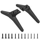 TV Stand Legs for LG Smart TV, Table Top TV Base Replacement for LG 49 Inch TV 49UN7300PUB 49UN7300AUD 49UM6900PUA 49UM7300AUE 49UK6300BUB with Screws, Easy to Install