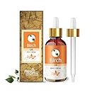 Crysalis Birch (Betula) Oil|100% Pure & Natural Undiluted Essential Oil Organic Standard for Skin & Hair Care|Therapeutic Grade Oil,Improve Hair Volume& Texture,Tightens The Skin - 50ML with Dropper