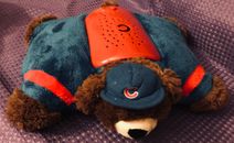 DreamLites Pillow Pets Official NBA Cubs Bear Plush Overhead Lights