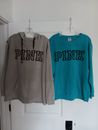Victoria’s Secret Pink Lot of 2 Oversized Sweatshirt and Hoodies Size Large & XL